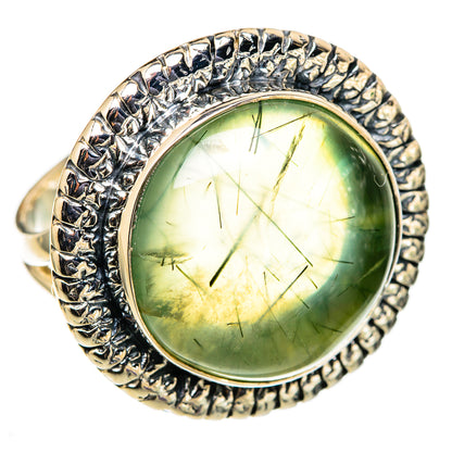Prehnite Rings handcrafted by Ana Silver Co - RING105526 - Photo 2