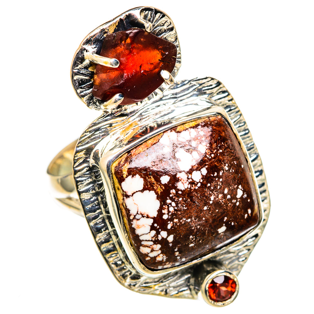 Wild Horse Jasper Rings handcrafted by Ana Silver Co - RING105541 - Photo 2