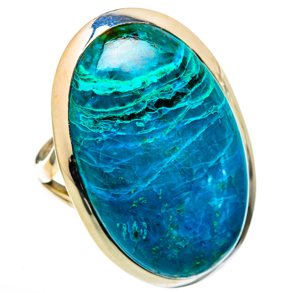Chrysocolla Rings handcrafted by Ana Silver Co - RING105575 - Photo 2
