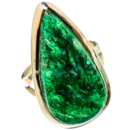 Green Aventurine Rings handcrafted by Ana Silver Co - RING105582 - Photo 2
