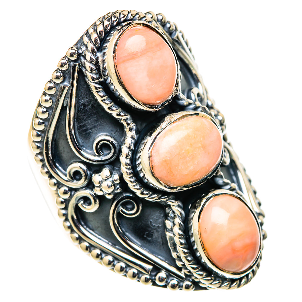 Scolecite Rings handcrafted by Ana Silver Co - RING105592 - Photo 2