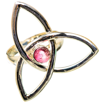 Pink Tourmaline Rings handcrafted by Ana Silver Co - RING105594 - Photo 2