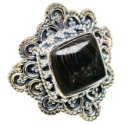 Psilomelane Rings handcrafted by Ana Silver Co - RING105600 - Photo 2