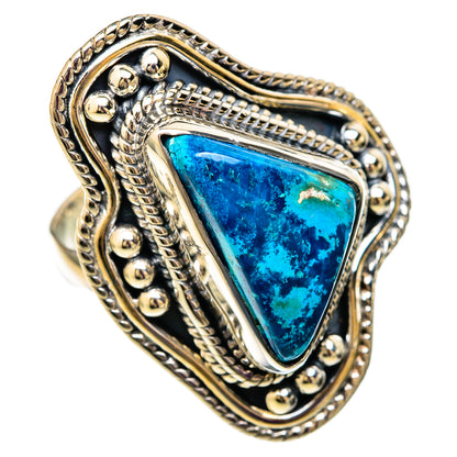 Shattuckite Rings handcrafted by Ana Silver Co - RING105616 - Photo 2