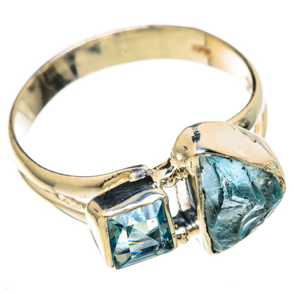 Blue Topaz Rings handcrafted by Ana Silver Co - RING105618 - Photo 2