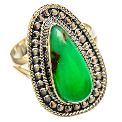 Chrysoprase Rings handcrafted by Ana Silver Co - RING105624 - Photo 2