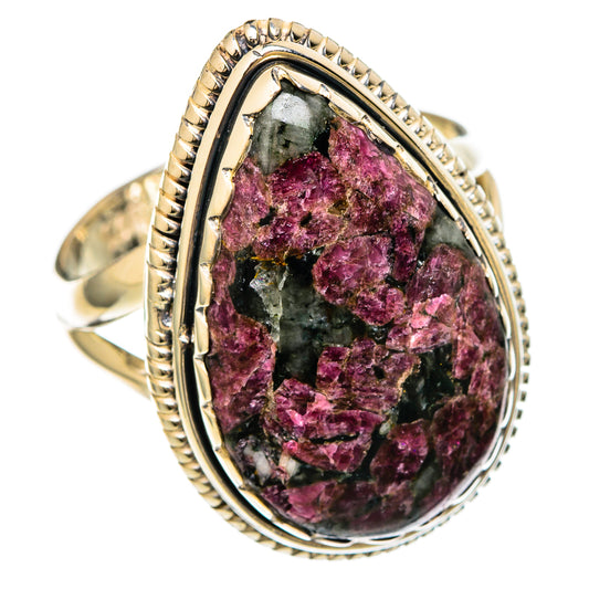 Russian Eudialyte Rings handcrafted by Ana Silver Co - RING105637 - Photo 2