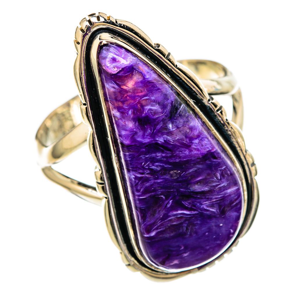 Charoite Rings handcrafted by Ana Silver Co - RING105639 - Photo 2
