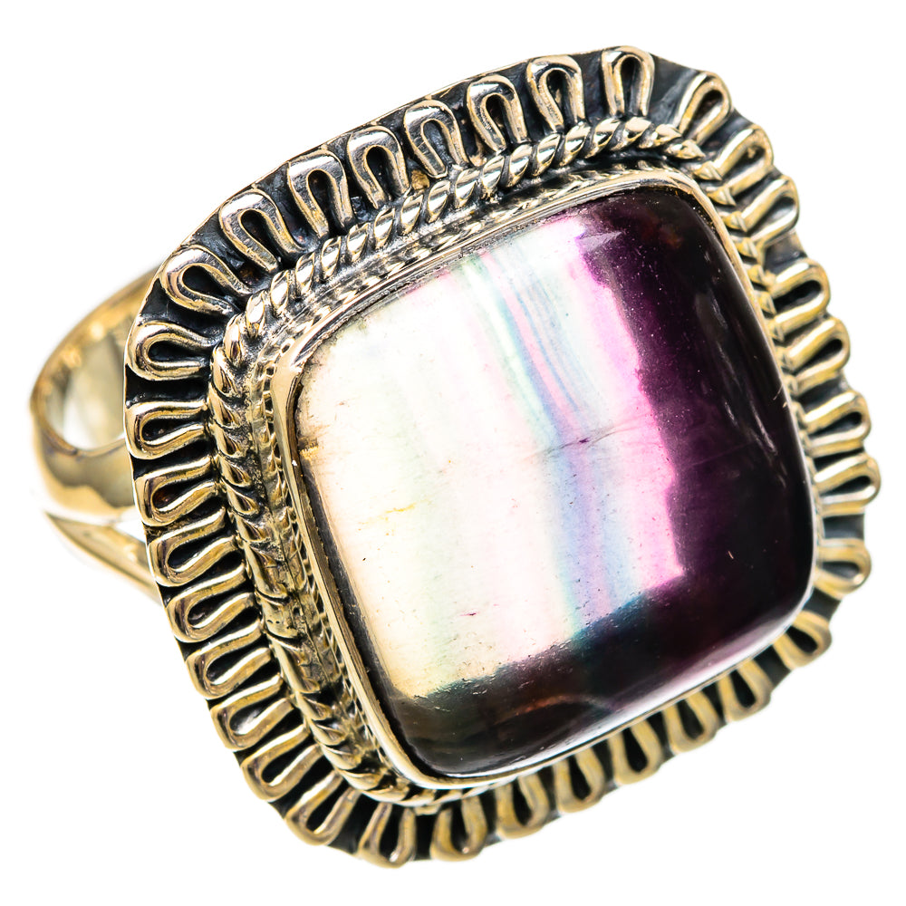Fluorite Rings handcrafted by Ana Silver Co - RING105640 - Photo 2