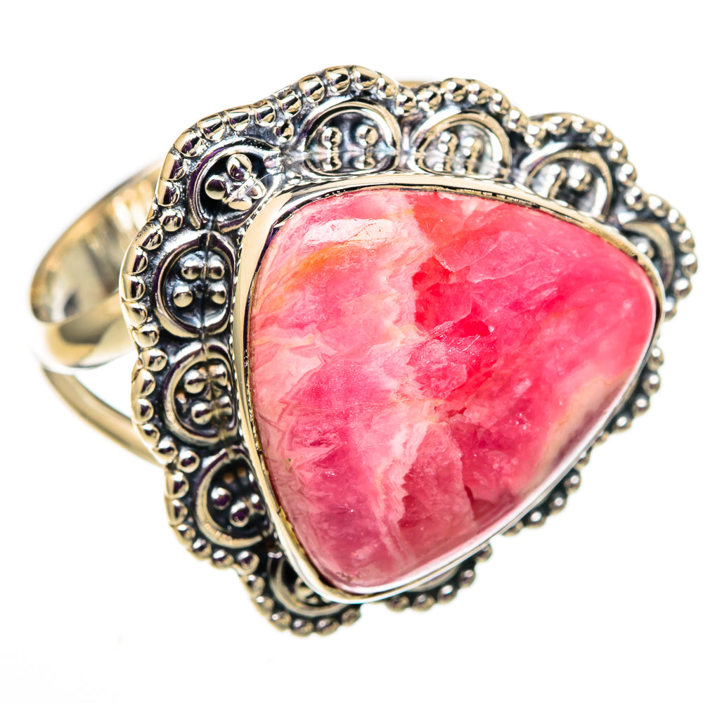 Rhodochrosite Rings handcrafted by Ana Silver Co - RING105670 - Photo 2