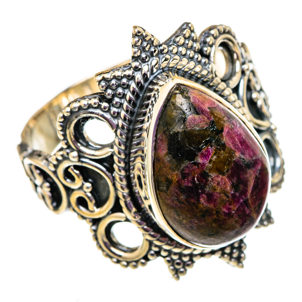 Russian Eudialyte Rings handcrafted by Ana Silver Co - RING105671 - Photo 2