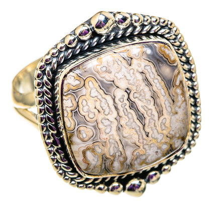 Laguna Lace Agate Rings handcrafted by Ana Silver Co - RING105679 - Photo 2