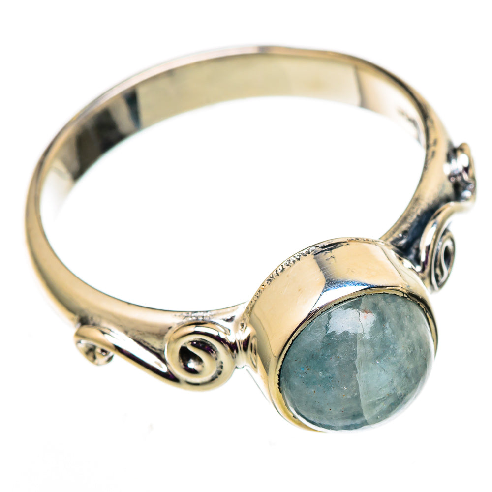 Aquamarine Rings handcrafted by Ana Silver Co - RING105692 - Photo 2