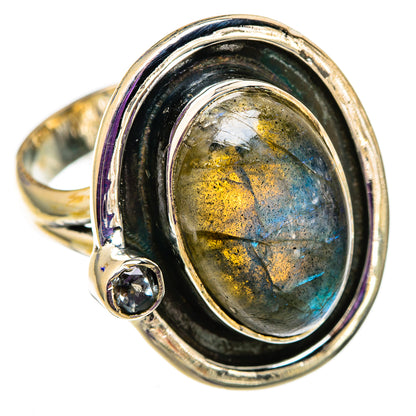 Labradorite Rings handcrafted by Ana Silver Co - RING105720 - Photo 2