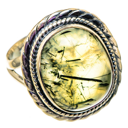 Prehnite Rings handcrafted by Ana Silver Co - RING105724 - Photo 2