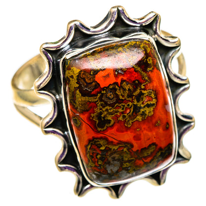 Moroccan Agate Rings handcrafted by Ana Silver Co - RING105729 - Photo 2