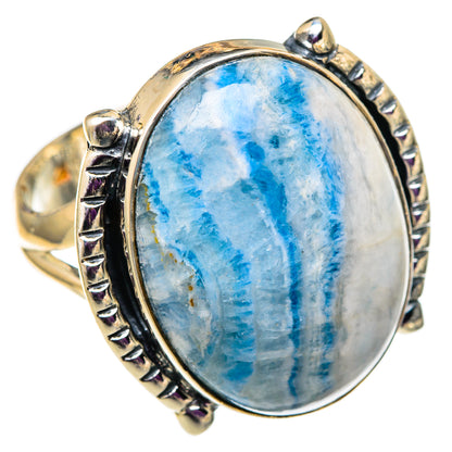 Blue Scheelite Rings handcrafted by Ana Silver Co - RING105746 - Photo 2