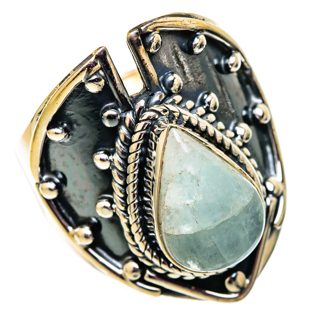 Aquamarine Rings handcrafted by Ana Silver Co - RING105748 - Photo 2