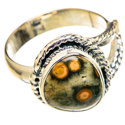 Ocean Jasper Rings handcrafted by Ana Silver Co - RING105751 - Photo 2