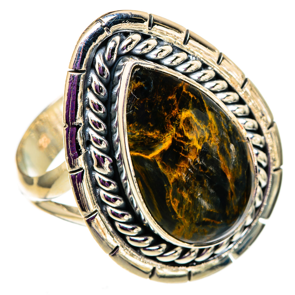 Pietersite Rings handcrafted by Ana Silver Co - RING105767 - Photo 2