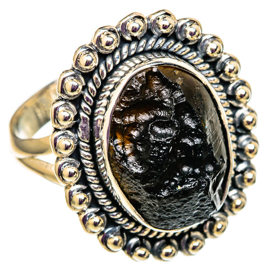 Tektite Rings handcrafted by Ana Silver Co - RING105768 - Photo 2