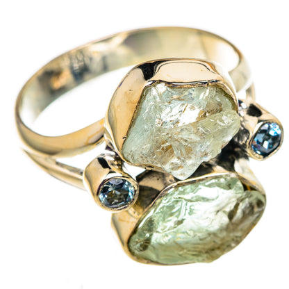 Aquamarine, Blue Topaz Rings handcrafted by Ana Silver Co - RING105774 - Photo 2