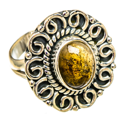 Plume Agate Rings handcrafted by Ana Silver Co - RING105788 - Photo 2
