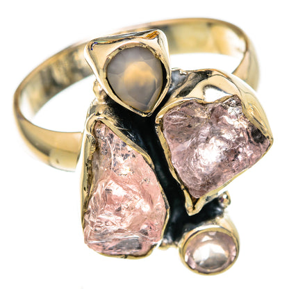 Rose Quartz Rings handcrafted by Ana Silver Co - RING105789 - Photo 2