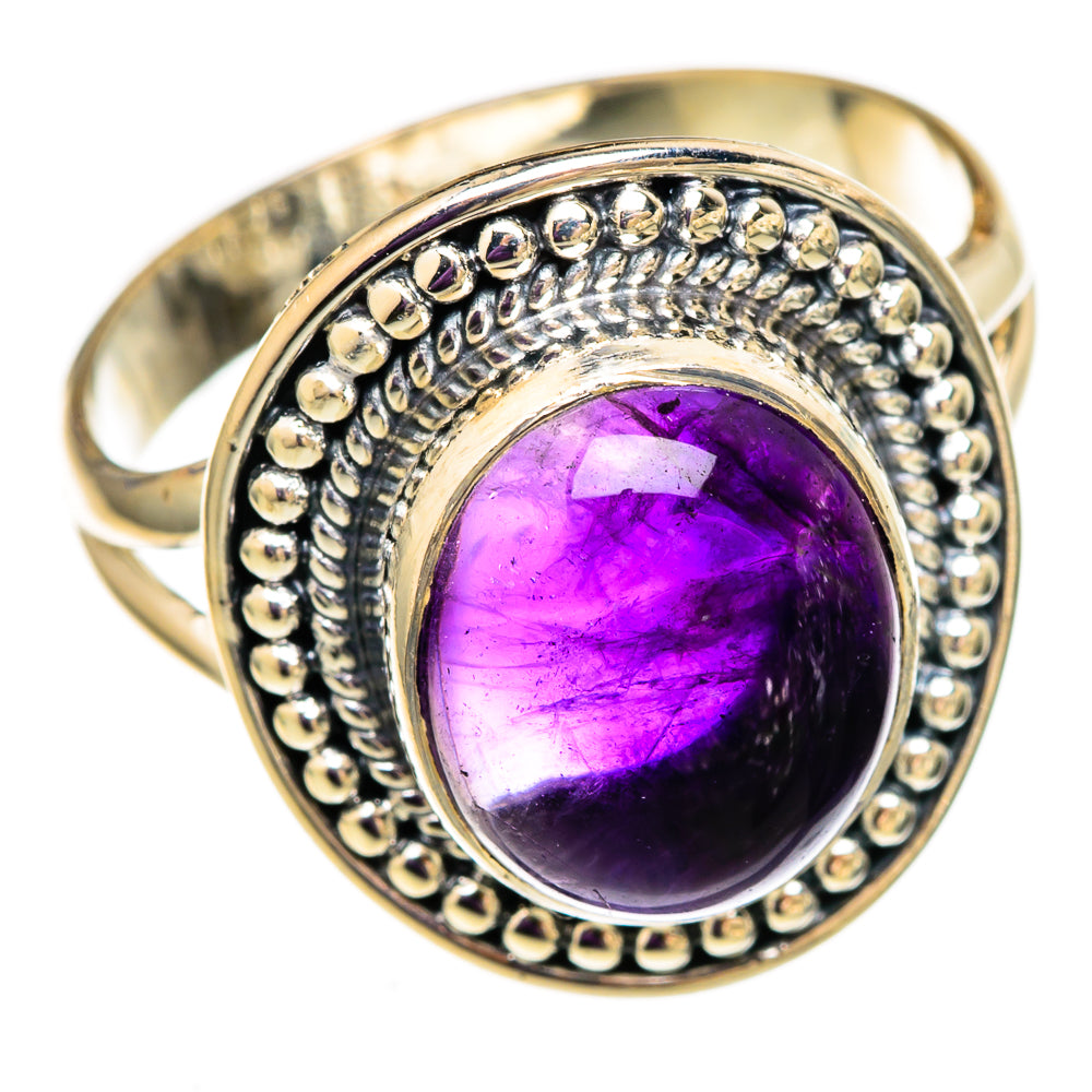 Amethyst Rings handcrafted by Ana Silver Co - RING105792 - Photo 2
