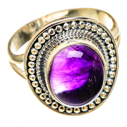 Amethyst Rings handcrafted by Ana Silver Co - RING105792 - Photo 2