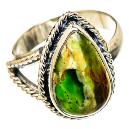 Rainforest Opal Rings handcrafted by Ana Silver Co - RING105812 - Photo 2