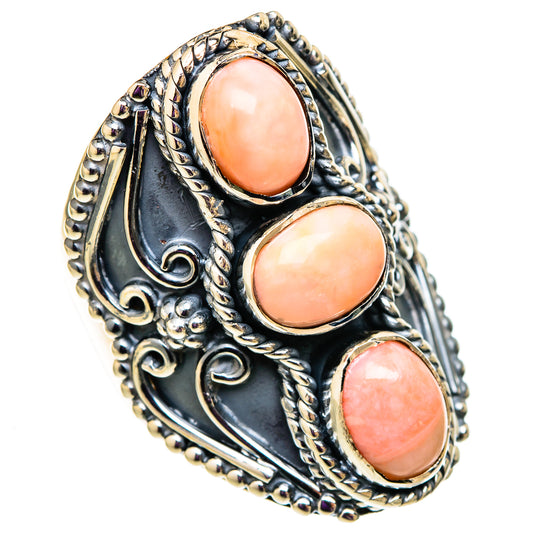 Pink Opal Rings handcrafted by Ana Silver Co - RING105824 - Photo 2