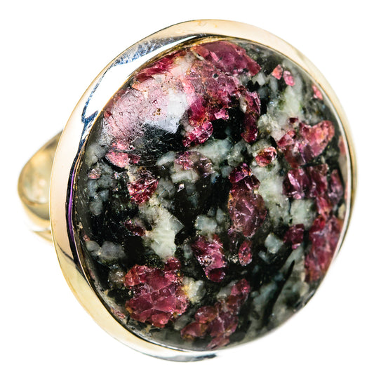 Russian Eudialyte Rings handcrafted by Ana Silver Co - RING105825 - Photo 2