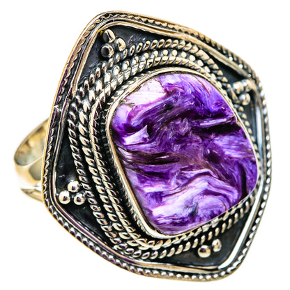 Charoite Rings handcrafted by Ana Silver Co - RING105831 - Photo 2