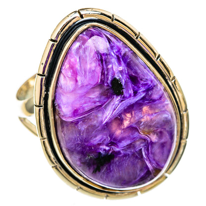 Charoite Rings handcrafted by Ana Silver Co - RING105832 - Photo 2