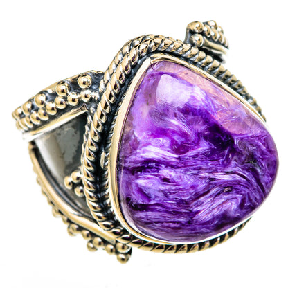 Charoite Rings handcrafted by Ana Silver Co - RING105835 - Photo 2