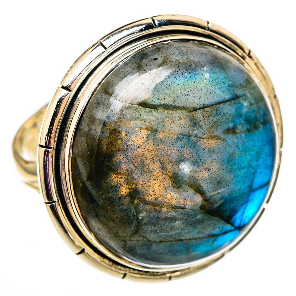 Labradorite Rings handcrafted by Ana Silver Co - RING105853 - Photo 2