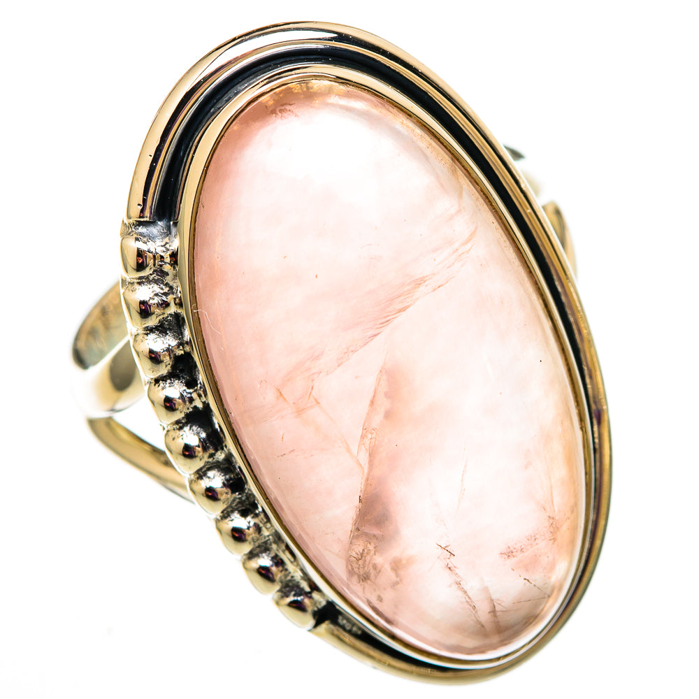 Rose Quartz Rings handcrafted by Ana Silver Co - RING105872 - Photo 2