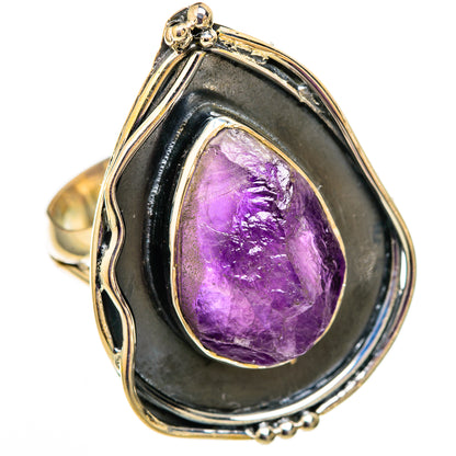 Amethyst Rings handcrafted by Ana Silver Co - RING105878 - Photo 2