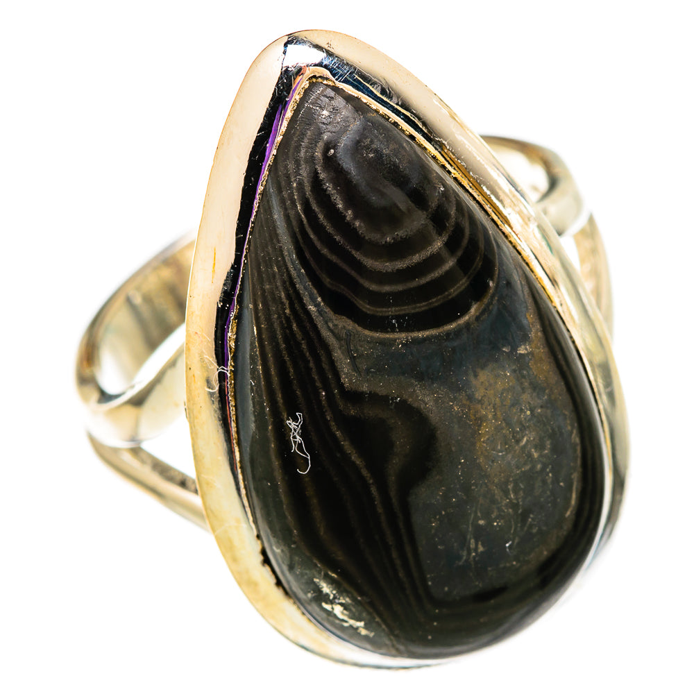 Psilomelane Rings handcrafted by Ana Silver Co - RING105881 - Photo 2