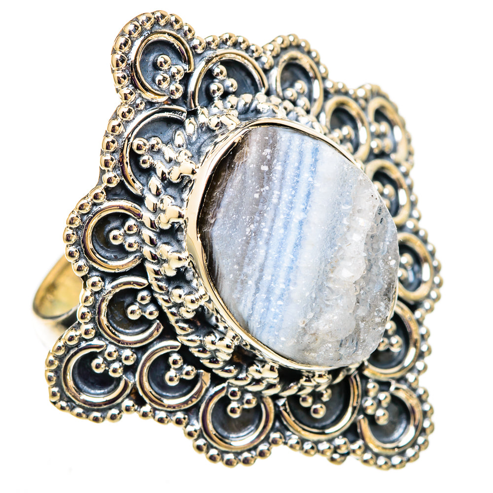 Desert Druzy Rings handcrafted by Ana Silver Co - RING105887 - Photo 2