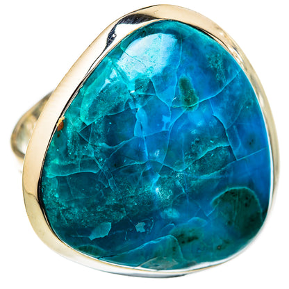Chrysocolla Rings handcrafted by Ana Silver Co - RING105890 - Photo 2