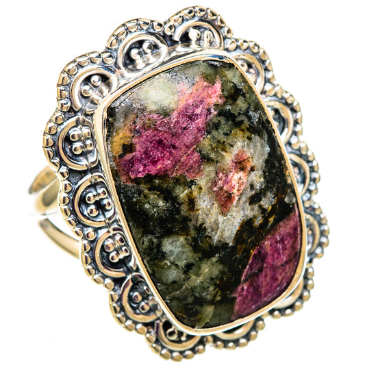 Russian Eudialyte Rings handcrafted by Ana Silver Co - RING105912 - Photo 2