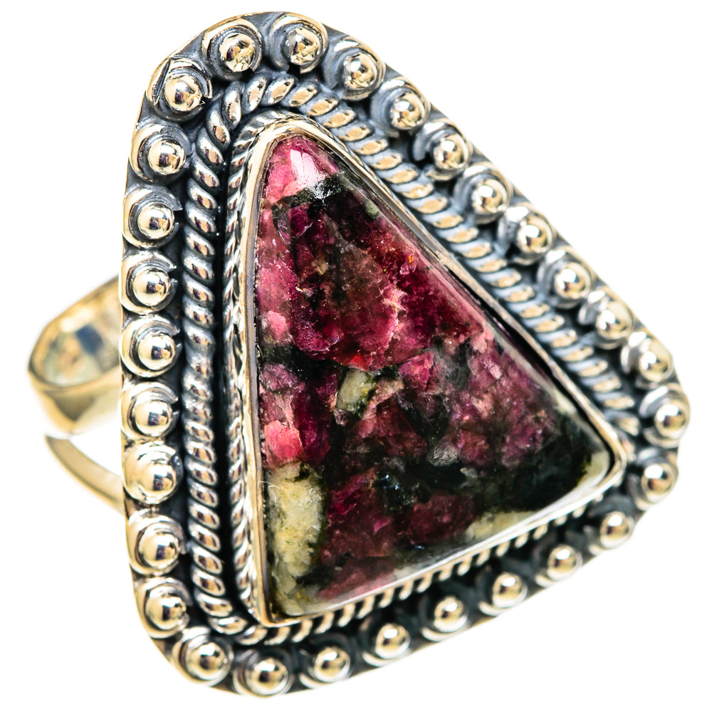 Russian Eudialyte Rings handcrafted by Ana Silver Co - RING105913 - Photo 2