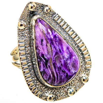Charoite Rings handcrafted by Ana Silver Co - RING105914 - Photo 2
