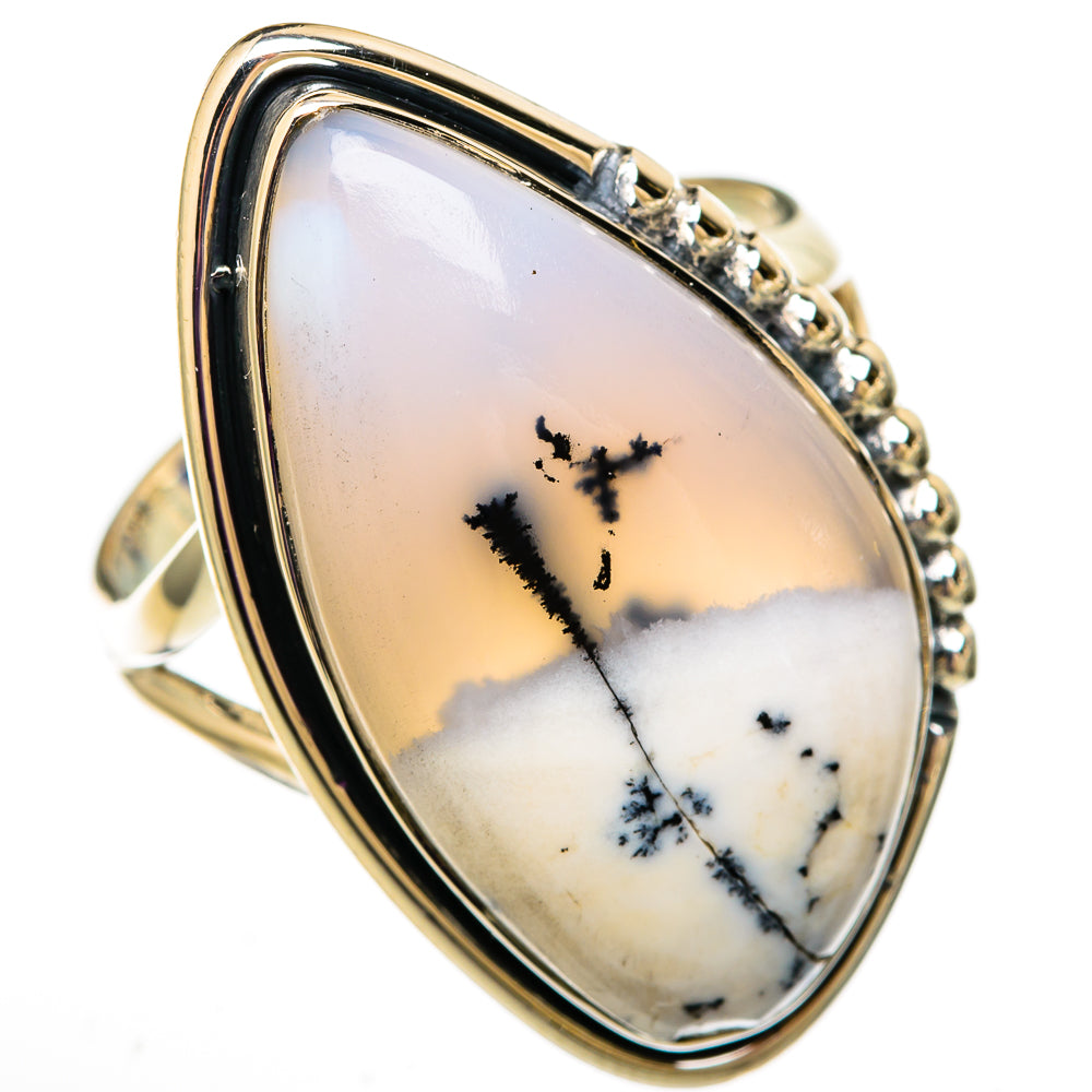 Dendritic Opal Rings handcrafted by Ana Silver Co - RING105923 - Photo 2