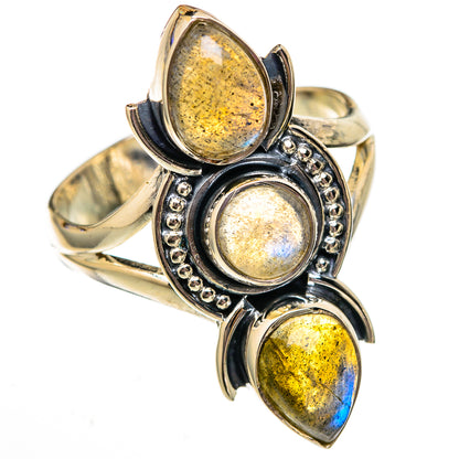 Labradorite Rings handcrafted by Ana Silver Co - RING105928 - Photo 2
