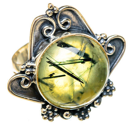 Prehnite Rings handcrafted by Ana Silver Co - RING105935 - Photo 2