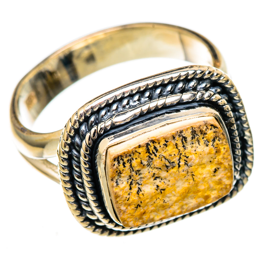 Germany Psilomelane Dendrite Rings handcrafted by Ana Silver Co - RING105940 - Photo 2