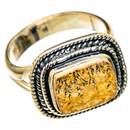 Germany Psilomelane Dendrite Rings handcrafted by Ana Silver Co - RING105940 - Photo 2
